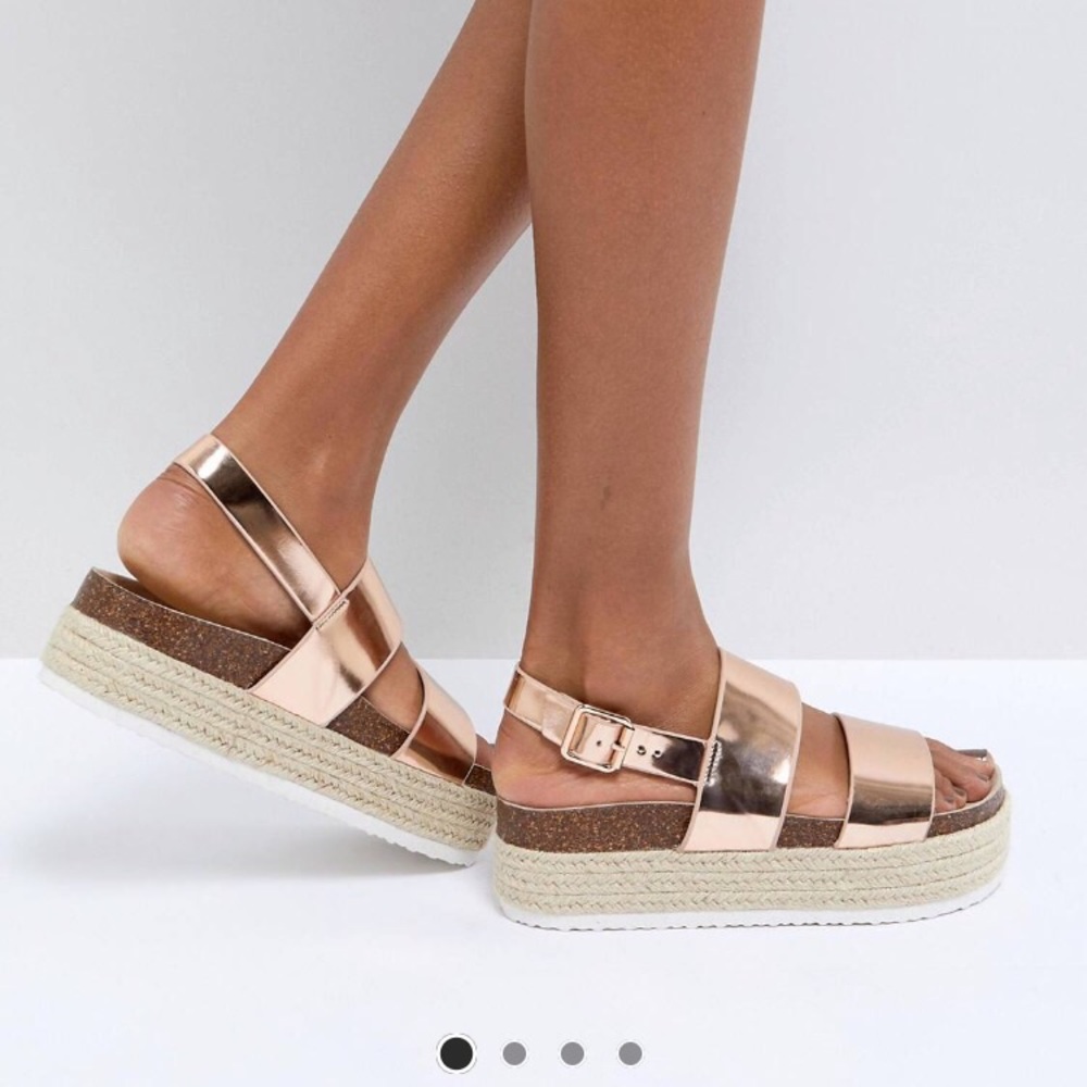 ASOS Rose Gold Sandals